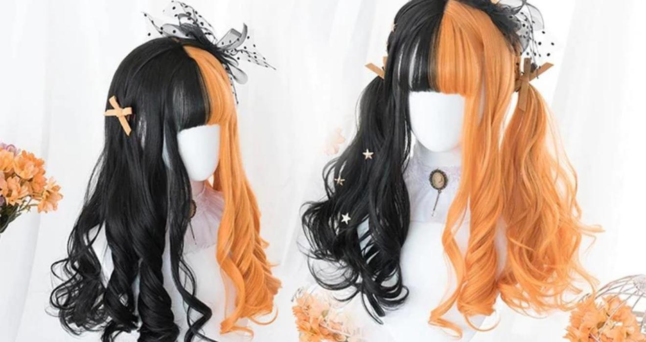 Dark Alt Goth Wigs Extensions Fake Hair Gothic Dark Aesthetic