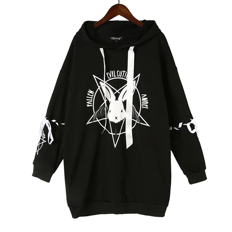 Bunny pentagram hoodie sales