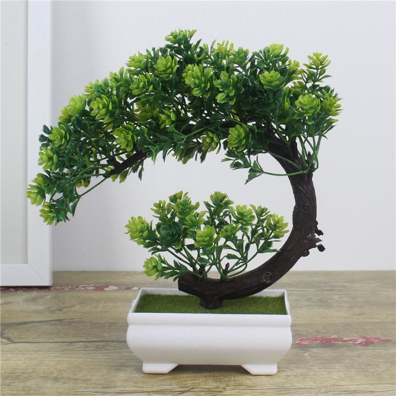 Arching Bonsai Tree Artificial Simulated Fake Plants Greenery Shrubs by Arcane Trail