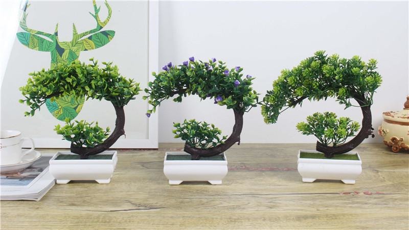 Arching Bonsai Tree Artificial Simulated Fake Plants Greenery Shrubs by Arcane Trail