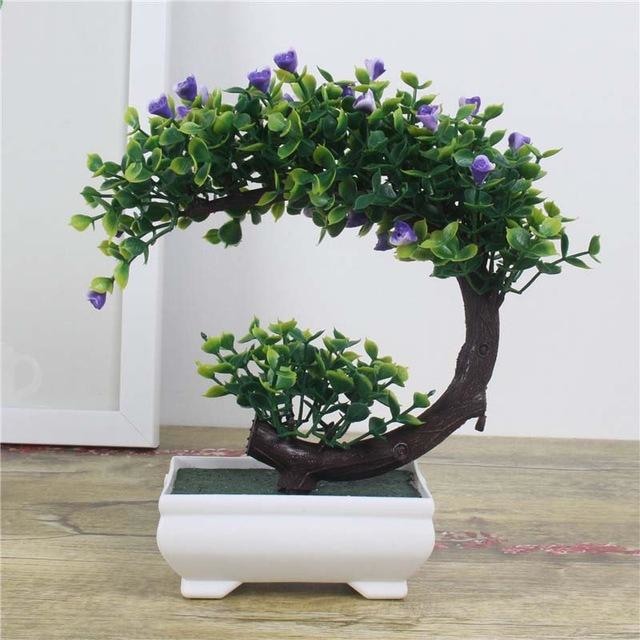 Arching Bonsai Tree Artificial Simulated Fake Plants Greenery Shrubs by Arcane Trail