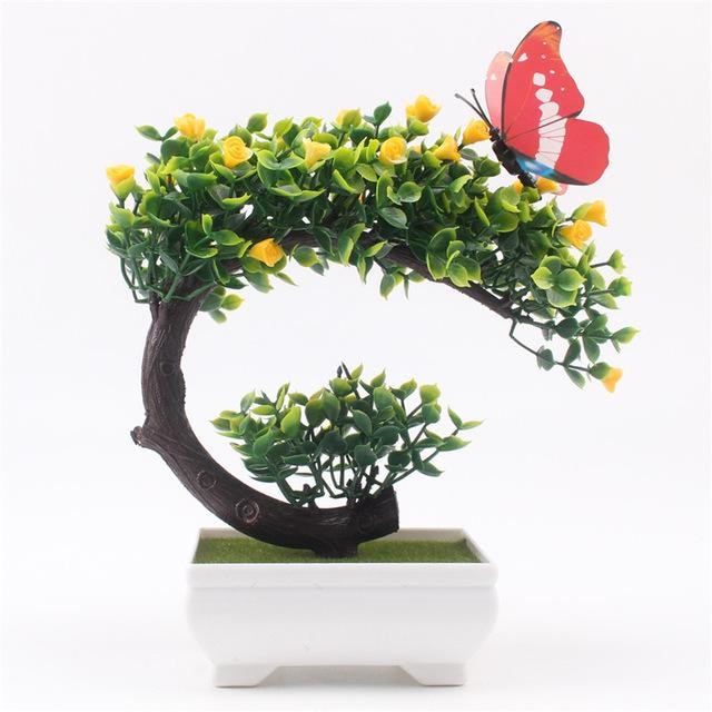 Arching Bonsai Tree Artificial Simulated Fake Plants Greenery Shrubs by Arcane Trail