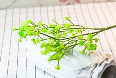 Green Baby's Breath Bunches Foilage Dried Herbs Artificial Plant Simulation Fake Herbal Planter Pots by Arcane Trail