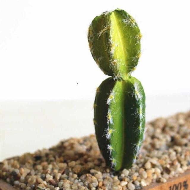 Green Artificial Cacti Plants Simulation Fake Cactus Planters Terrarium Pots Garden by Arcane Trail