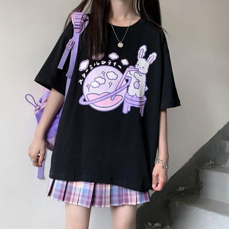 Galaxy Milkshake Tee - dd lg, ddlg, galaxy, milky outer space