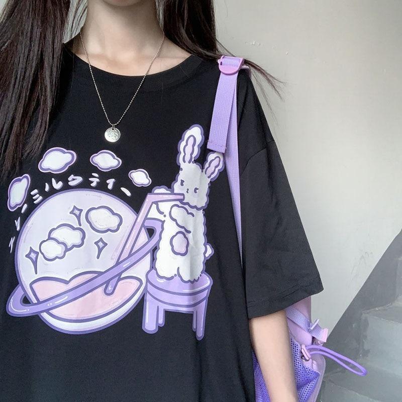 Galaxy Milkshake Tee - dd lg, ddlg, galaxy, milky outer space