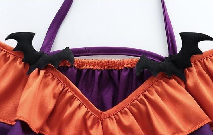 Halloween Bloomer Baby Lingerie Set - bat, bat wings, bats, bloomer, bloomers