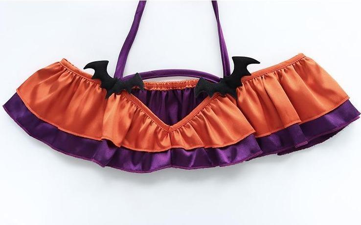 Halloween Bloomer Baby Lingerie Set - bat, bat wings, bats, bloomer, bloomers