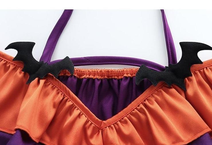 Halloween Bloomer Baby Lingerie Set - bat, bat wings, bats, bloomer, bloomers