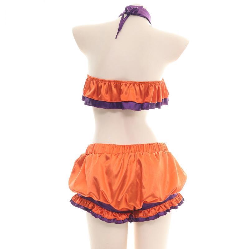 Halloween Bloomer Baby Lingerie Set - bat, bat wings, bats, bloomer, bloomers