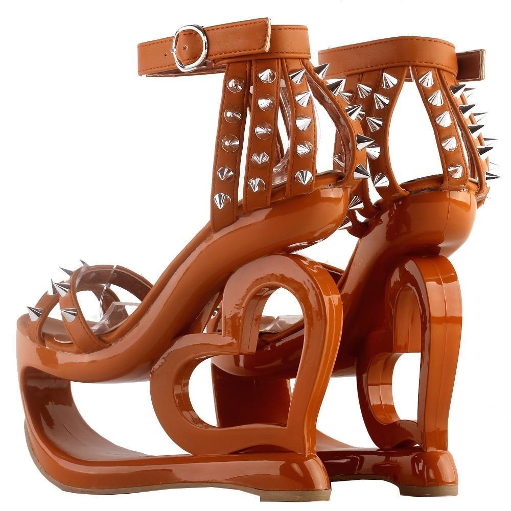 Hollow Heart Platforms - Shoes