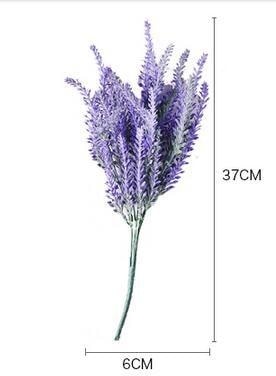 Blue Lavender Bunches Dried Herbs Artificial Plant Simulation Fake Herbal Planter Pots by Arcane Trail