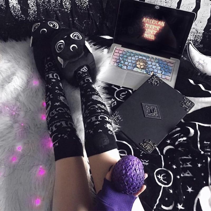 Oujia Stockings - dark, goth, goth socks, gothic, occult