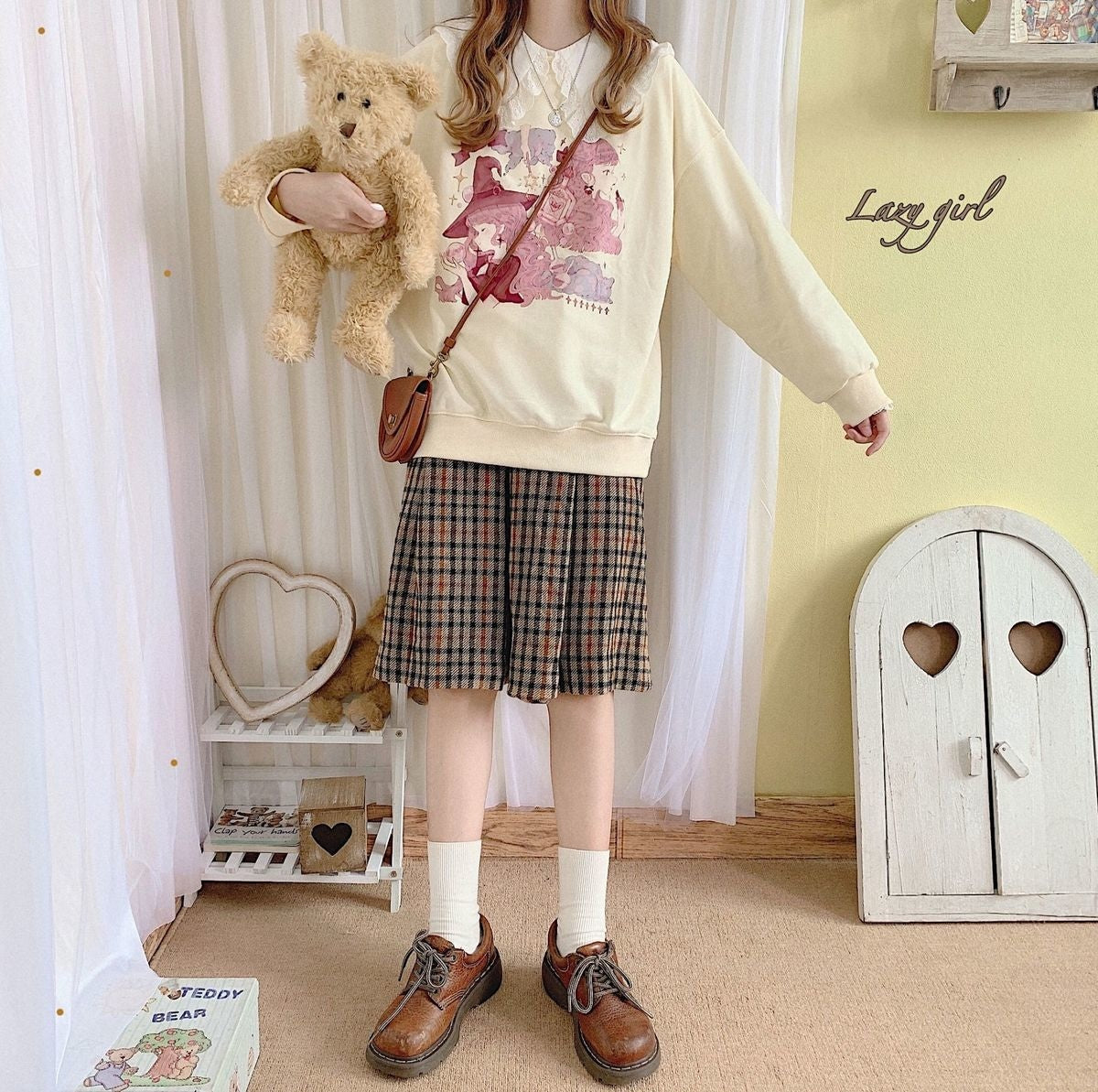 Pastel Witch Crewneck - fairy kei, hoodie, hoodies, pastel pullover