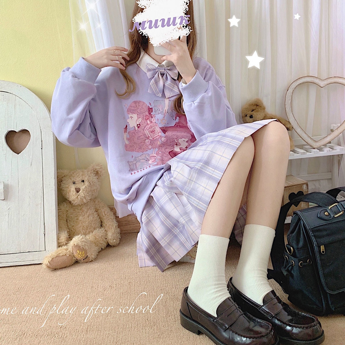 Pastel Witch Crewneck - fairy kei, hoodie, hoodies, pastel pullover