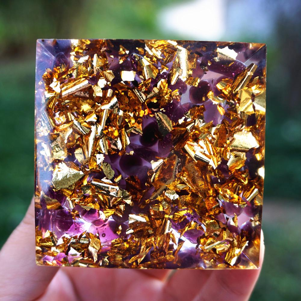 Fibonacci Lapis Lazuli Orgone Pyramid