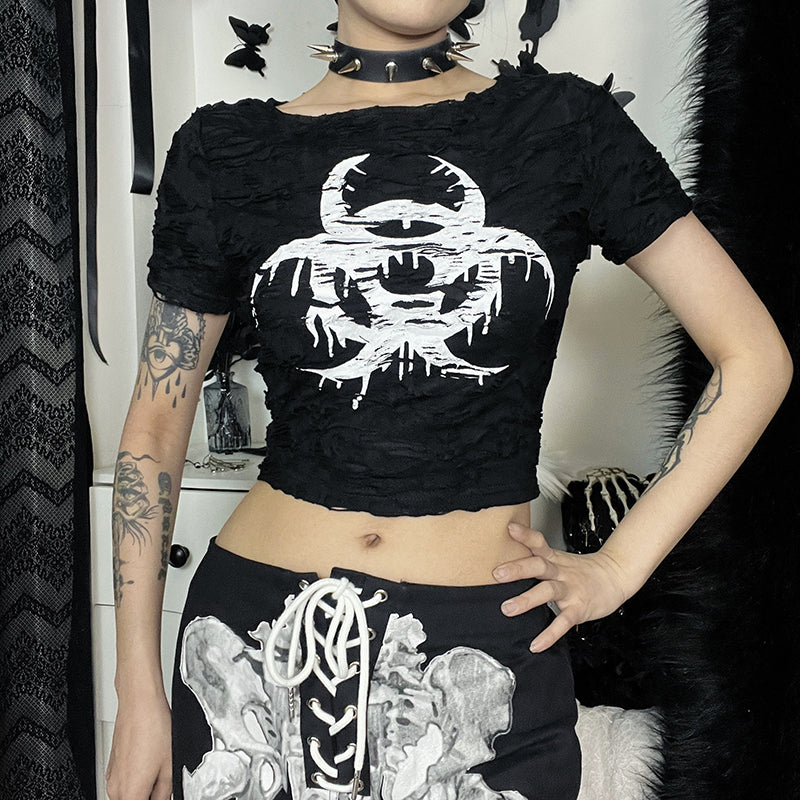 Radioactive E-Girl Crop Top