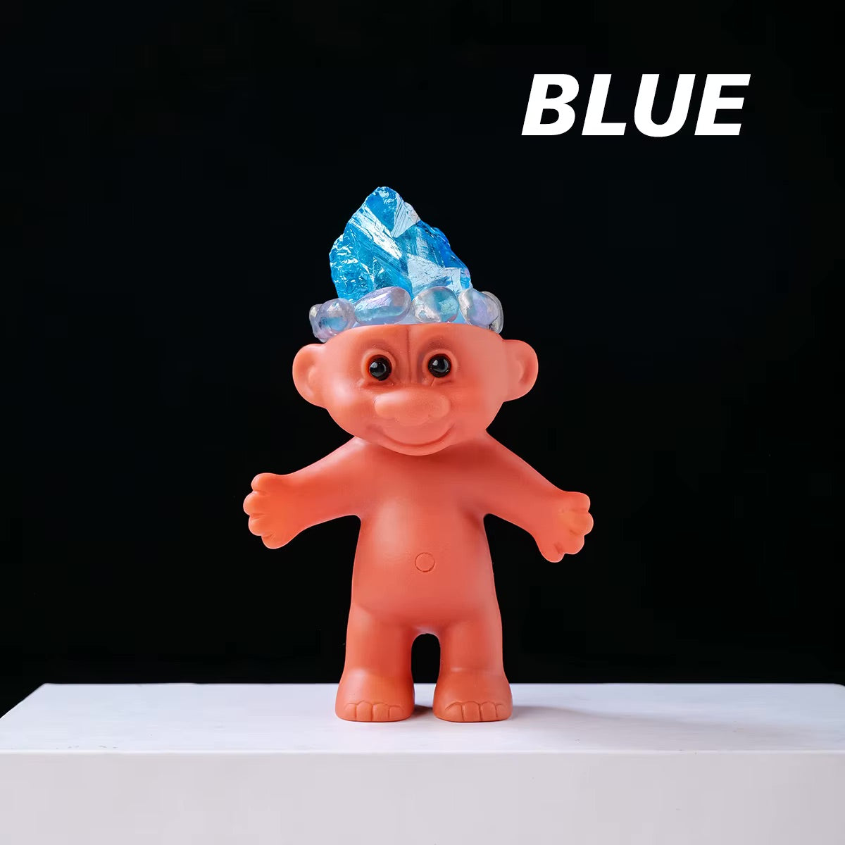 colorful crystal troll doll figurines 