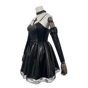 Misa Amane’s gothic wardrobe deserves its own fan club. This Death Note-inspired cosplay set brings her signature dark