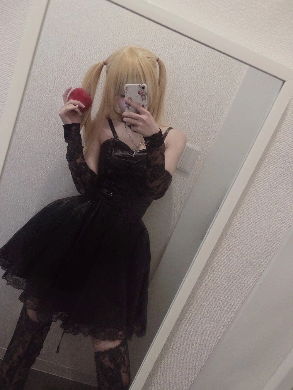 Misa Amane’s gothic wardrobe deserves its own fan club. This Death Note-inspired cosplay set brings her signature dark