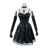 Misa Amane’s gothic wardrobe deserves its own fan club. This Death Note-inspired cosplay set brings her signature dark