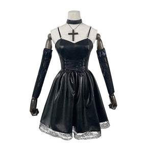 Misa Amane’s gothic wardrobe deserves its own fan club. This Death Note-inspired cosplay set brings her signature dark