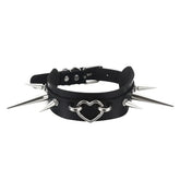 Extreme Spiked Collar - chokers, collared, collars, goth, goth fashion