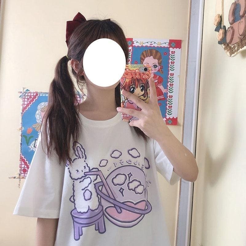 Galaxy Milkshake Tee - clothes, clothing, milky, outer space