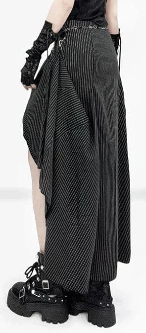 One skirt, several moods, and plenty of reasons to take the long way home. ☾ This gothic pinstripe changes