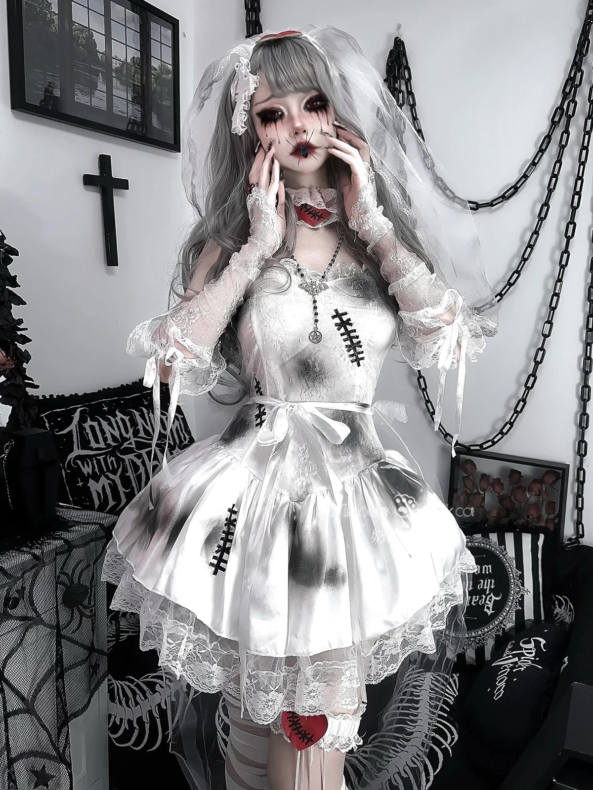 Haunted Angel Dress - alt, alternative fashion, dress, dresses, goth