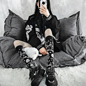 Oujia Stockings - dark, goth, goth socks, gothic, occult