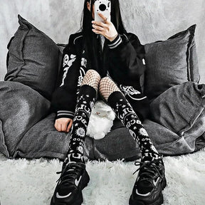 Oujia Stockings - dark, goth, goth socks, gothic, occult