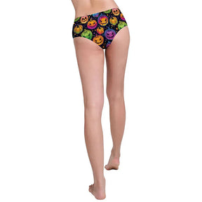 Pumpkin Party Undies - jack o lantern, lingerie, panties, pumpkin, spooky