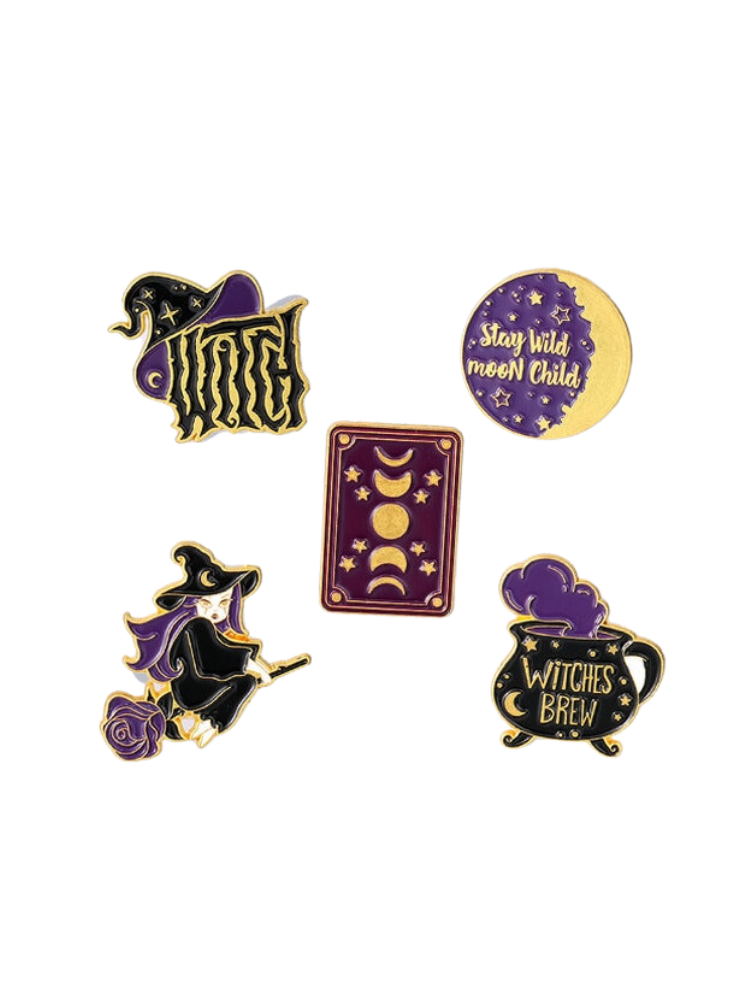 Wicked Witchery Pin Set