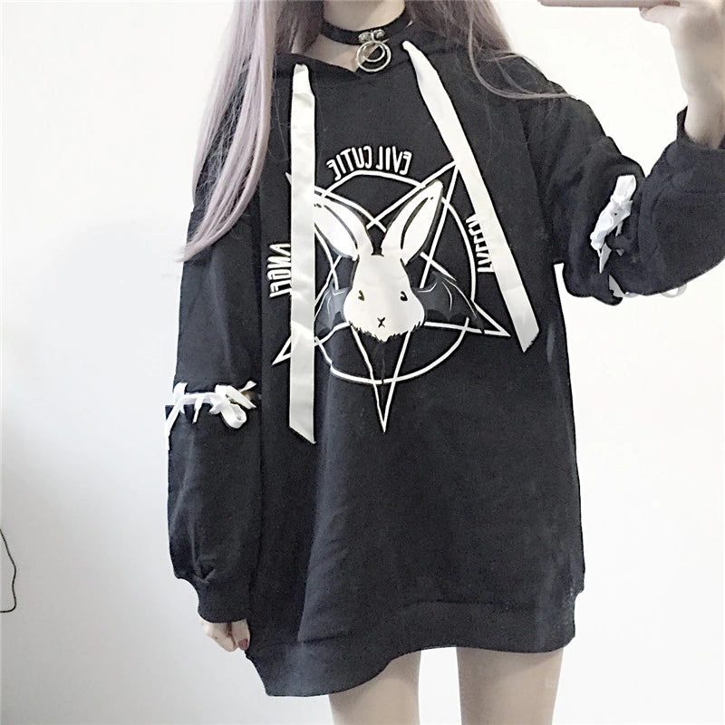 Pentagram Bunny Hoodie