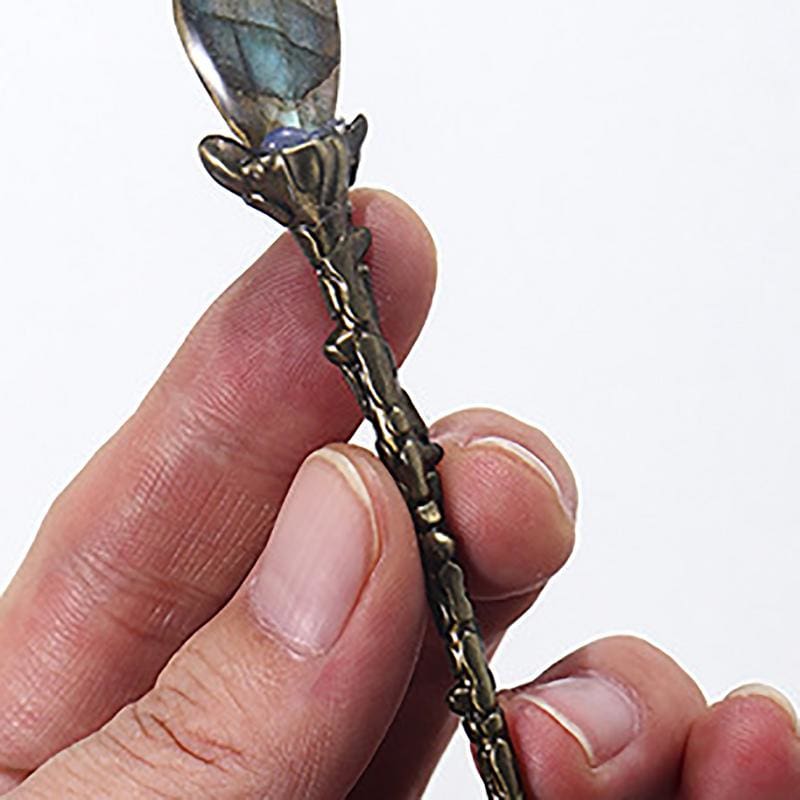 Authentic Copper & Crystal Teaspoon - spoon