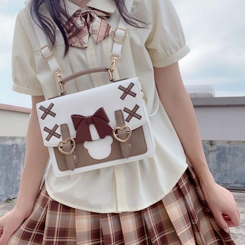 Pastel Goth Y2K Messenger Bag – Kawaii Babe