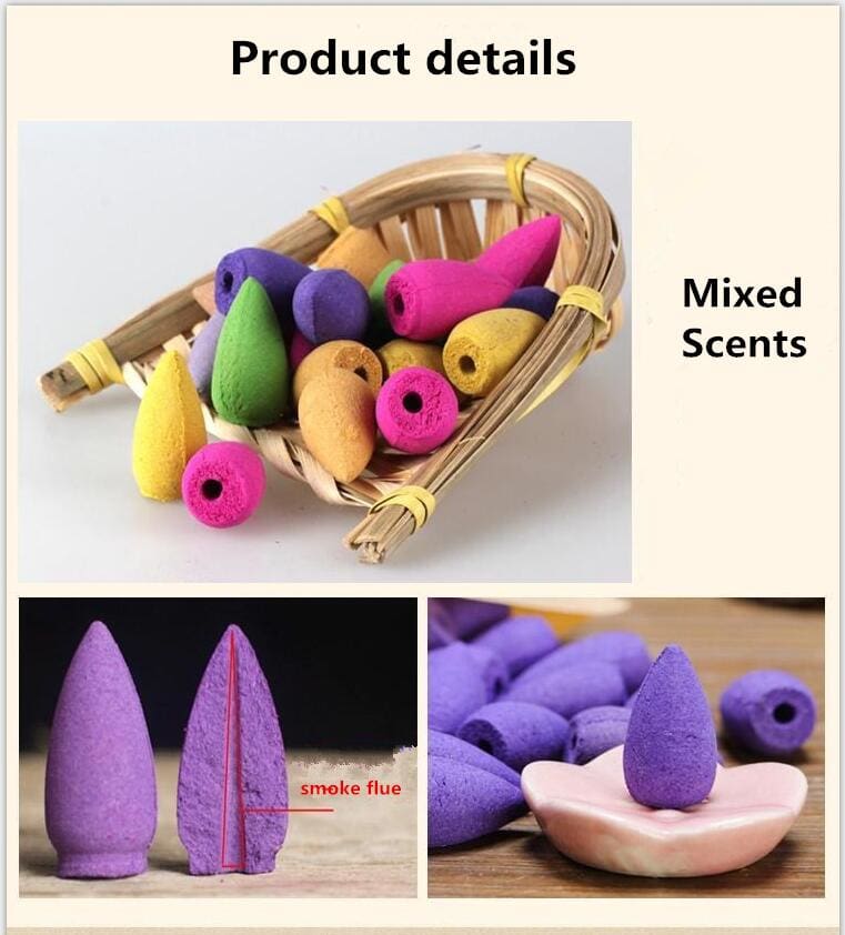 Backflow Incense Cones (Bulk) - incense