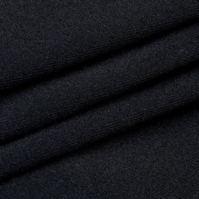 Macro view of the black fabric used in the Moon Princess dress.