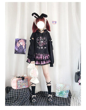 Chainsaw Bunny Hoodie - bunnies, bunny rabbit, cats, chain saw, chainsaw