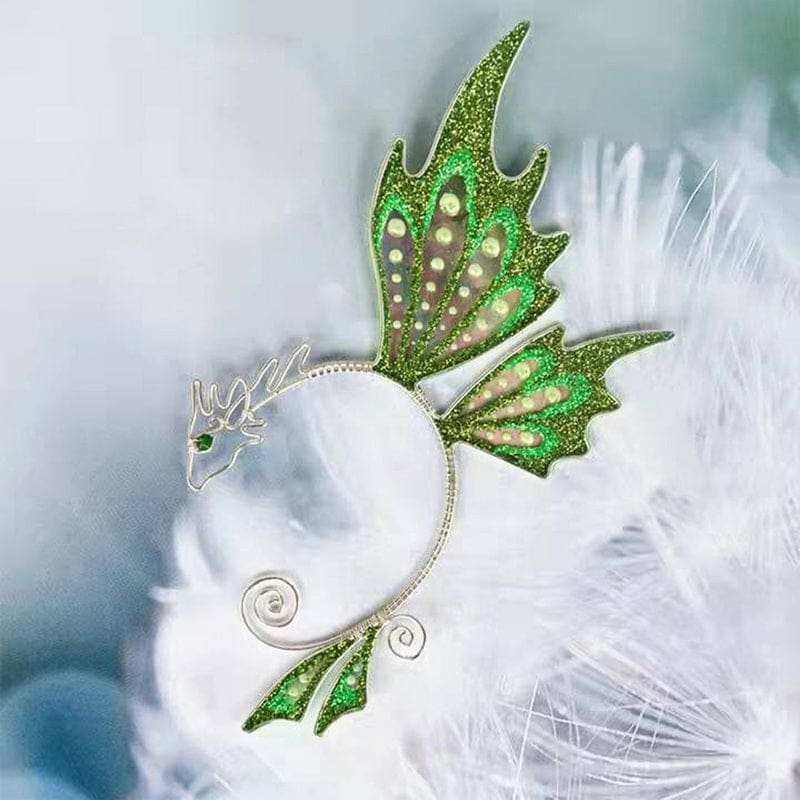 Butterfly Elven Ear Clip - hair accessory