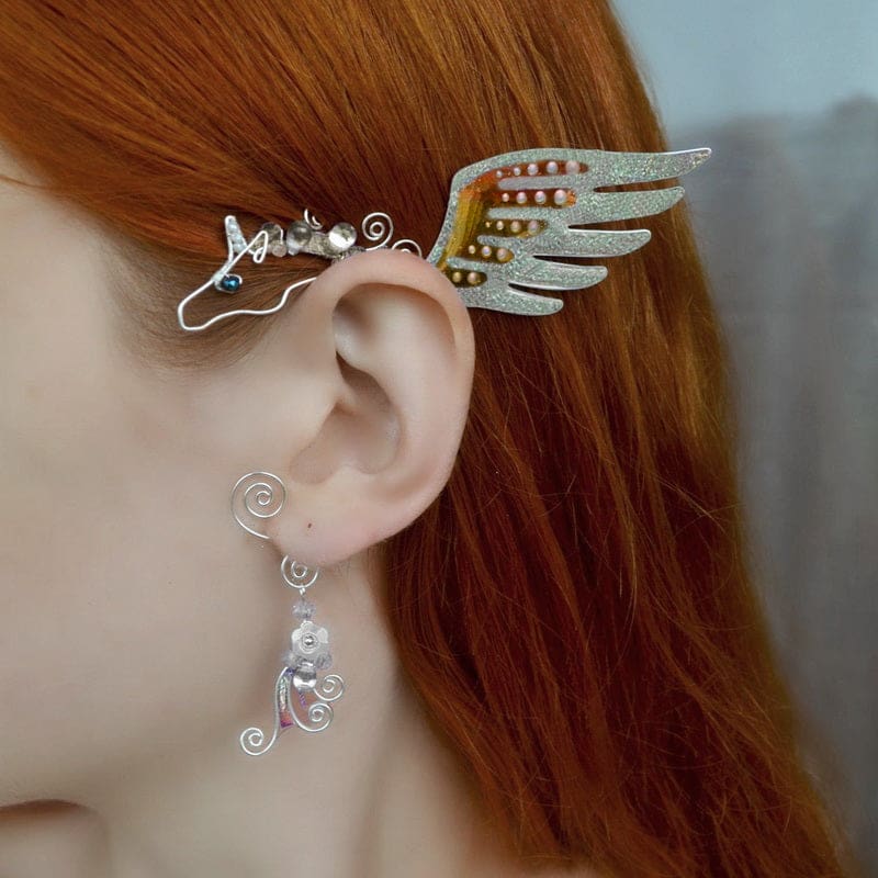 Butterfly Elven Ear Clip - hair accessory