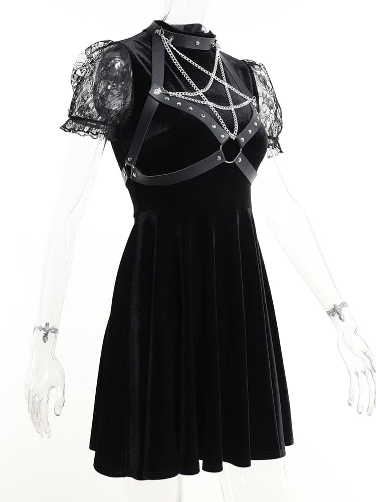 Chained Pentagram Dress - dress