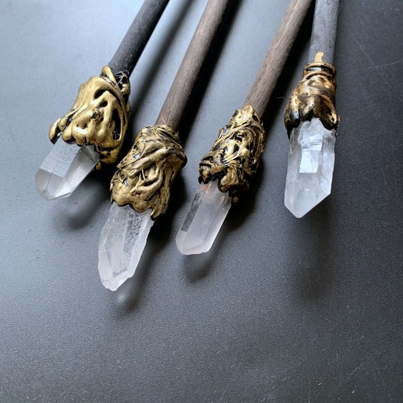 Crystal Branch Pointed Wand - wand