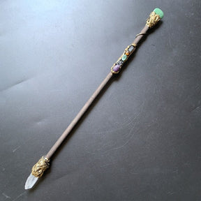 Crystal Branch Pointed Wand - wand