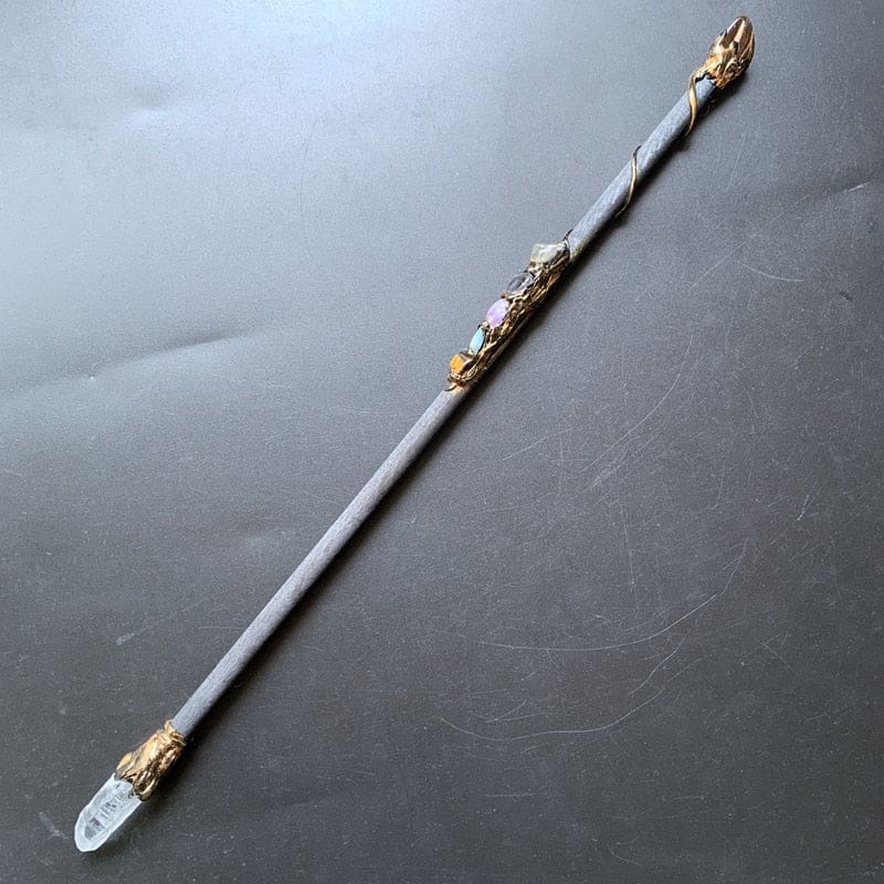 Crystal Branch Pointed Wand - wand
