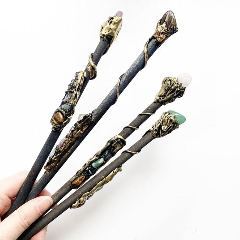 Crystal Branch Pointed Wand - wand