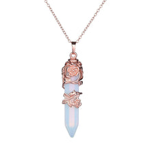 Crystal Dowsing Pendulum & Necklace - Necklace 3 - pendulum