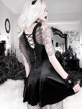 Dark Angel Velour Dress - S - dress