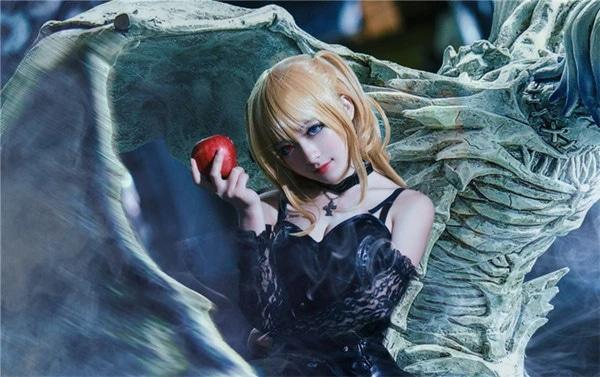 Death Note Misa Amane Cosplay Set - black, cospalyer, cosplay, death note, dinosaurs